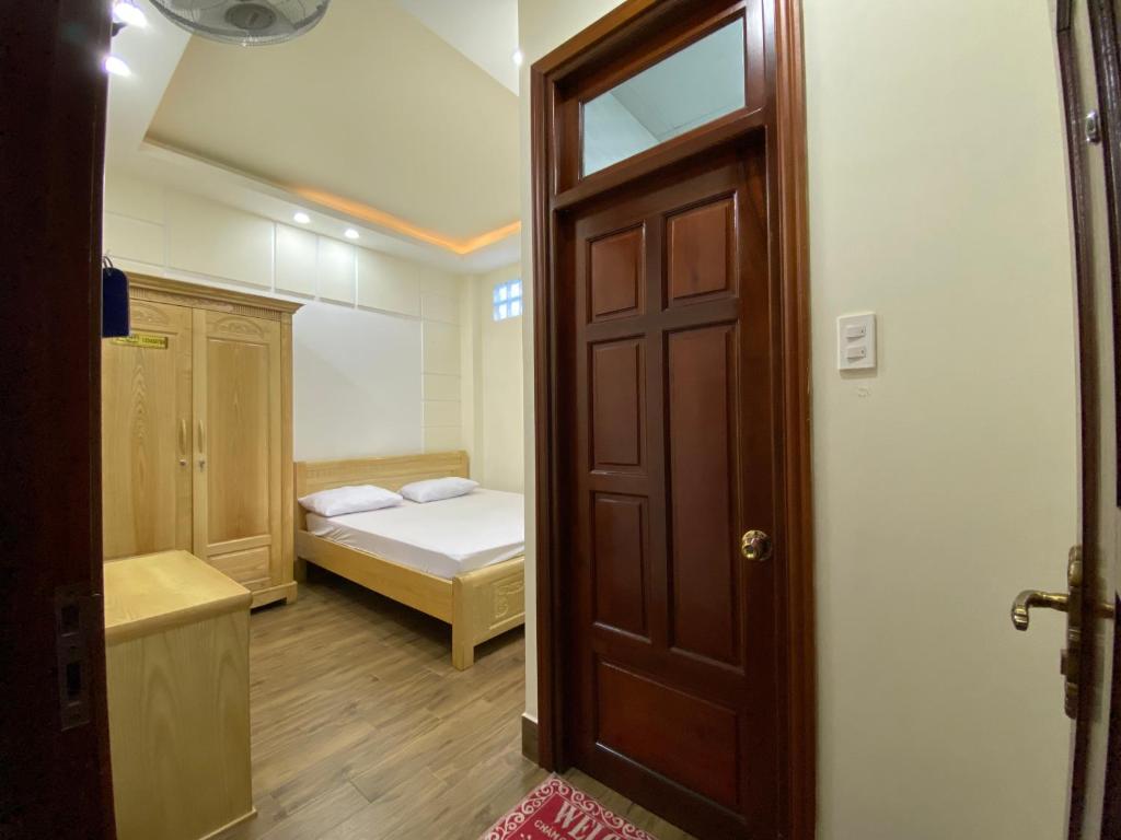 Postel nebo postele na pokoji v ubytování Thảo Nguyên