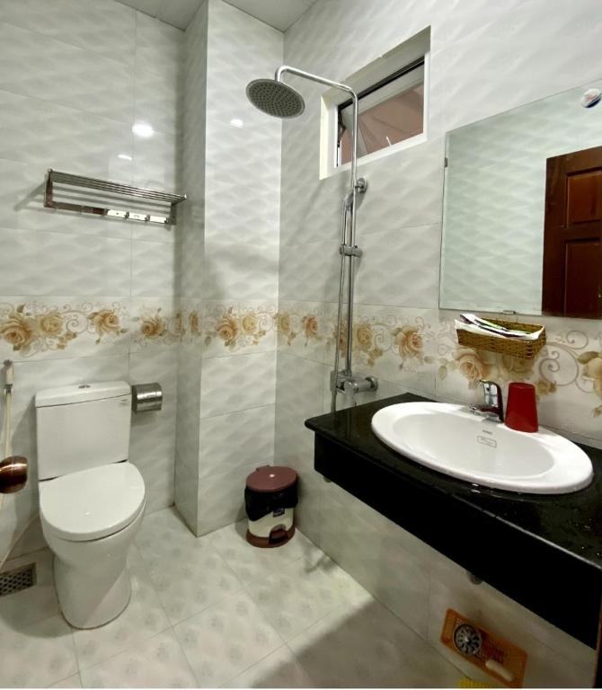 Koupelna v ubytování Thảo Nguyên