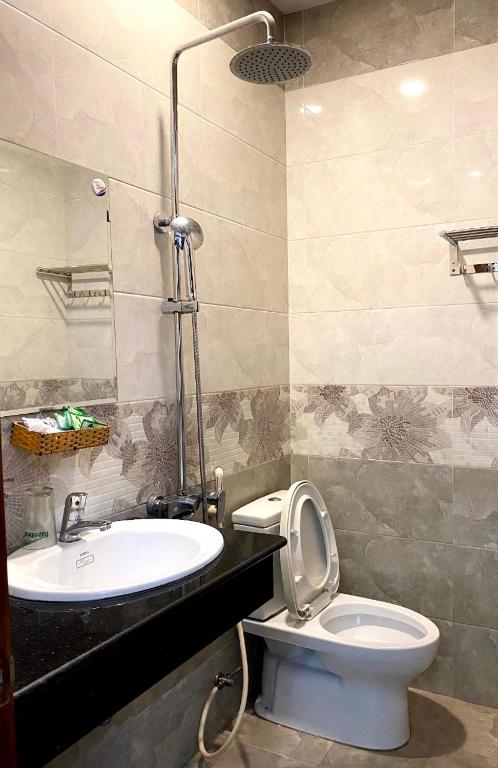 Koupelna v ubytování Thảo Nguyên