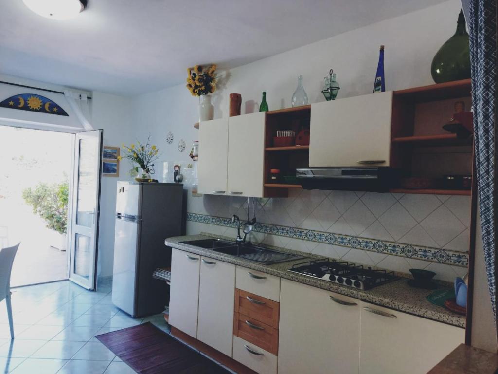 Kuchyň nebo kuchyňský kout v ubytování Casa Carina