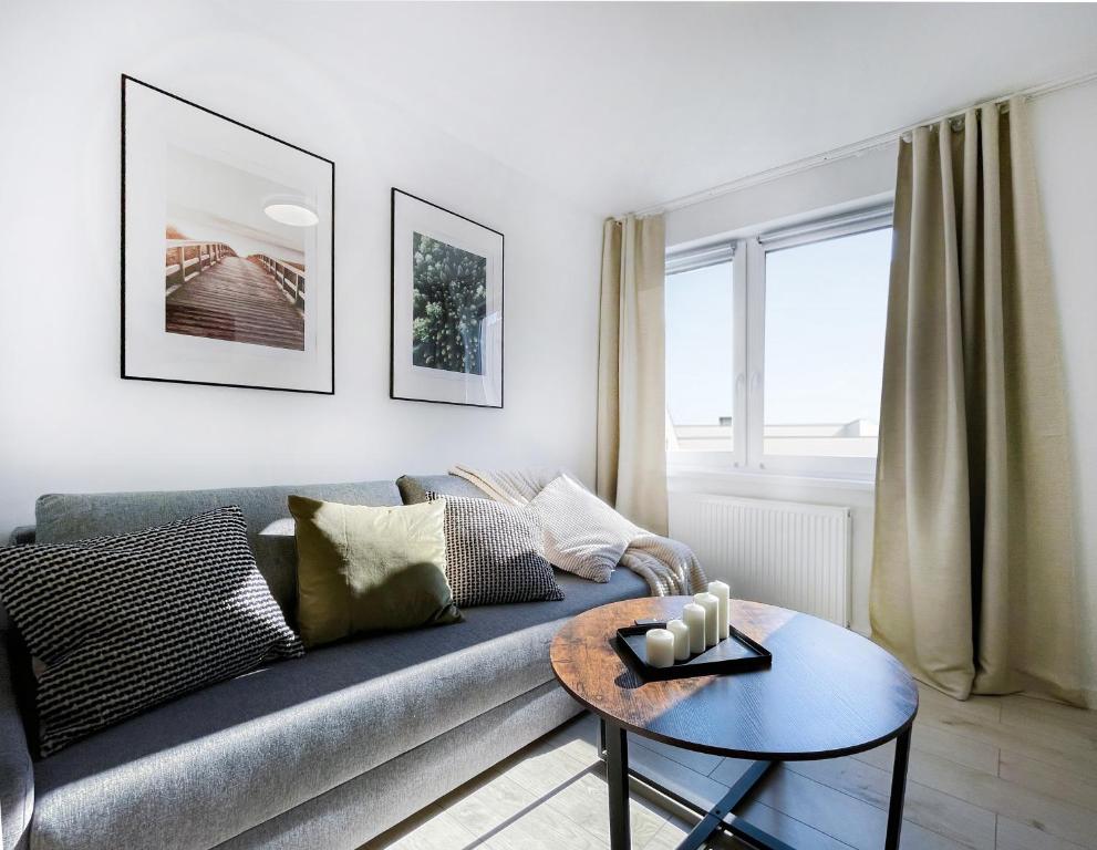 Posedenie v ubytovaní Przytulny apartament 500m od morza.