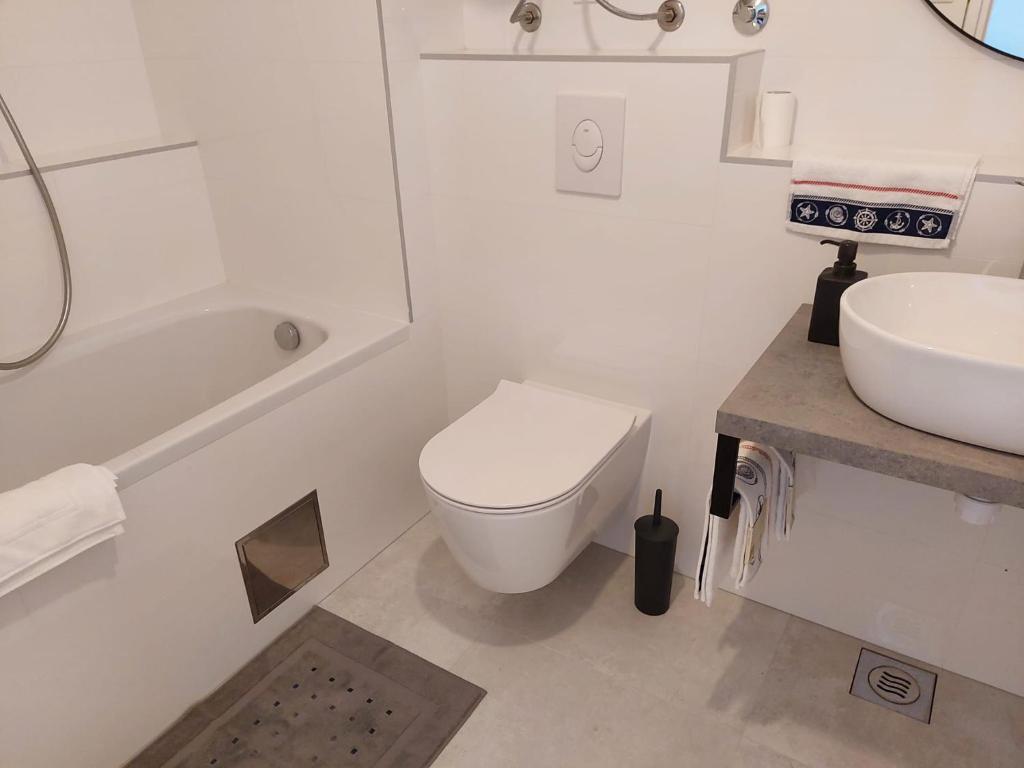 Koupelna v ubytování RA apartment for 2 people in Bol
