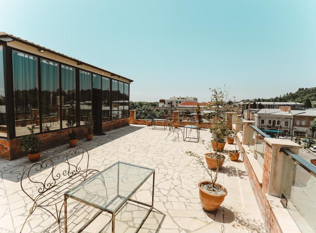 Balkón nebo terasa v ubytování Boutique Hotel Verdzi