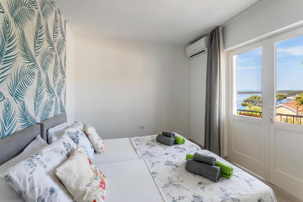 Postel nebo postele na pokoji v ubytování Hostel Villa Skansi