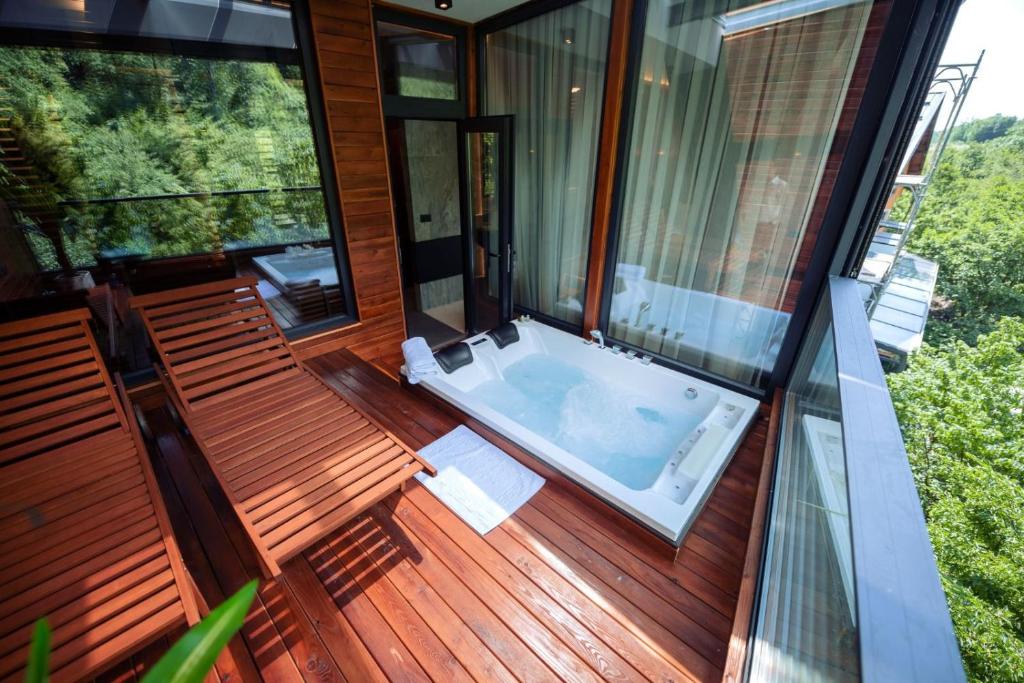 Zahrada ubytování Resort Ujevara e Drinit