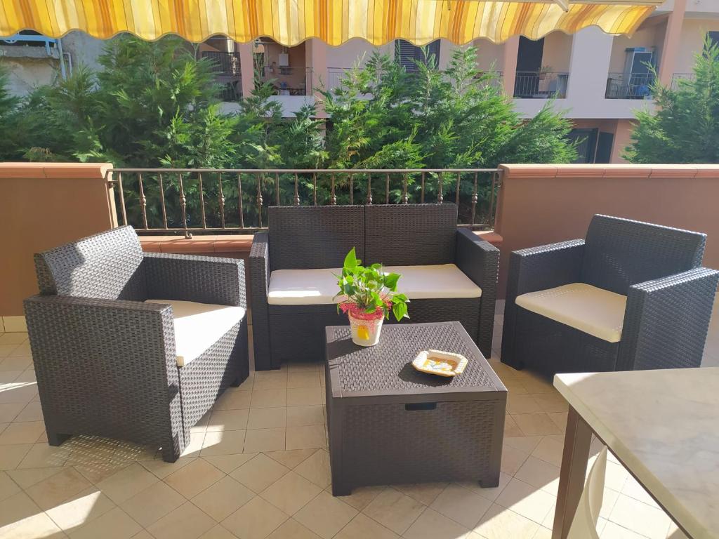 Posezení v ubytování B&B Delle Serre