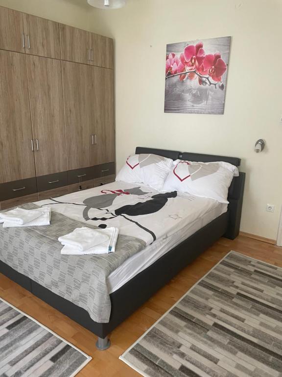 Postel nebo postele na pokoji v ubytování Apartment zur Brücke