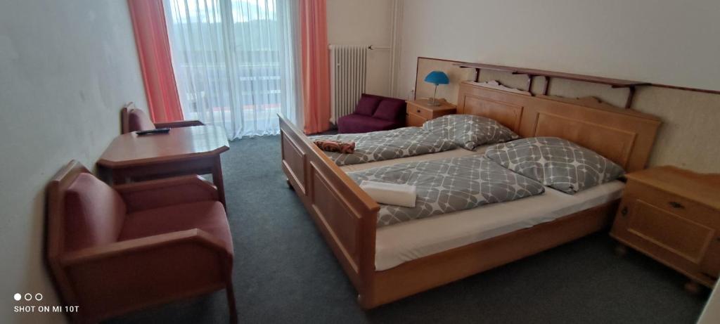 Postel nebo postele na pokoji v ubytování Penzion Diana