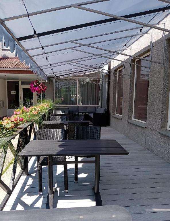 Balkón nebo terasa v ubytování Gamma Hotel