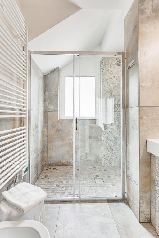 Koupelna v ubytování Hotel Belturismo