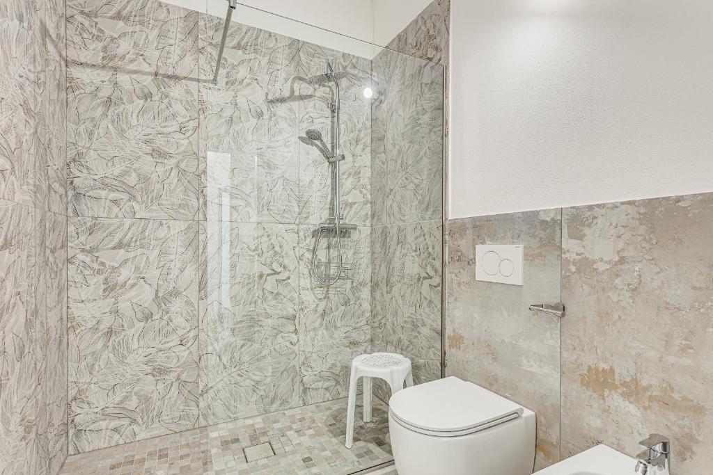 Koupelna v ubytování Hotel Belturismo