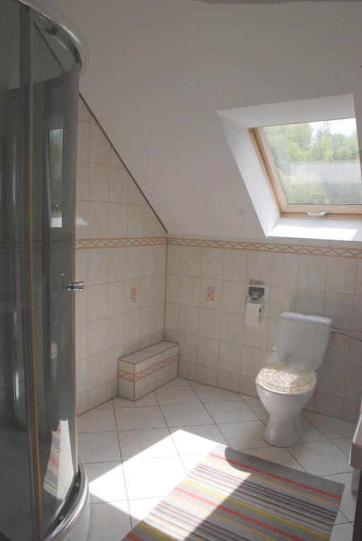 Koupelna v ubytování Apartament Vistula