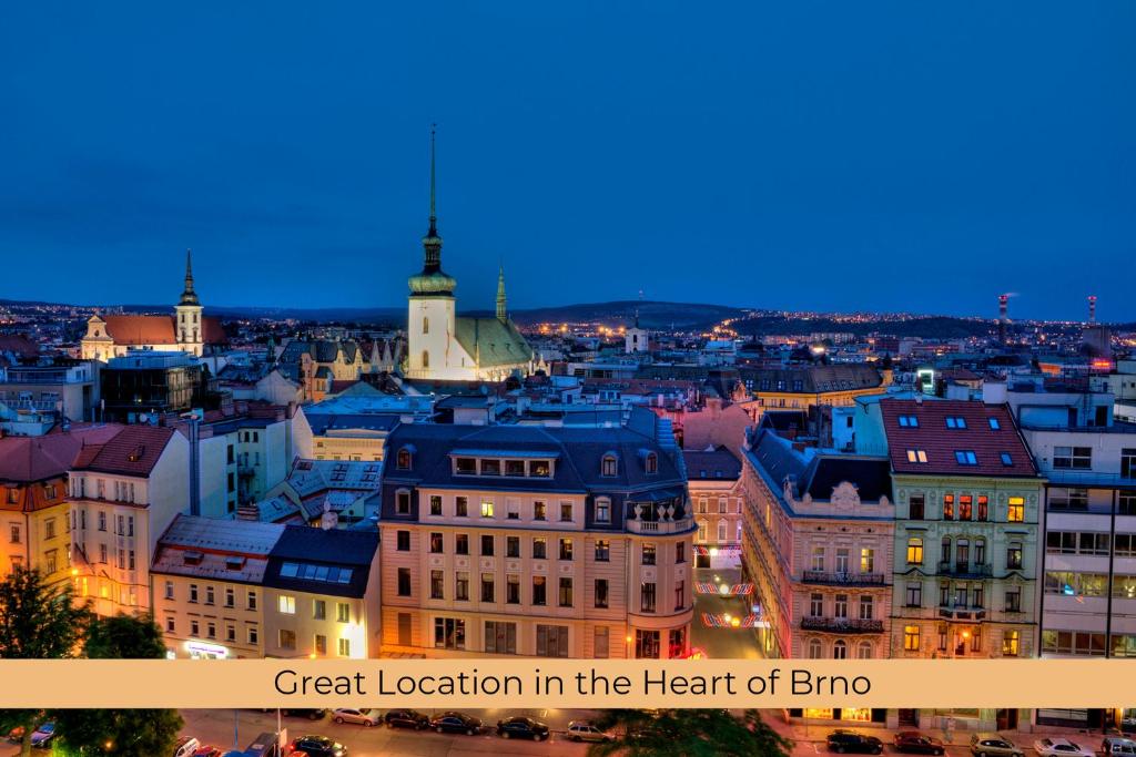 Vista generica su Brno o vista sulla città dall'interno dell'hotel