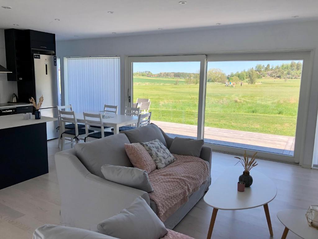 Kuchyň nebo kuchyňský kout v ubytování Kiladalens Golf & Lodge