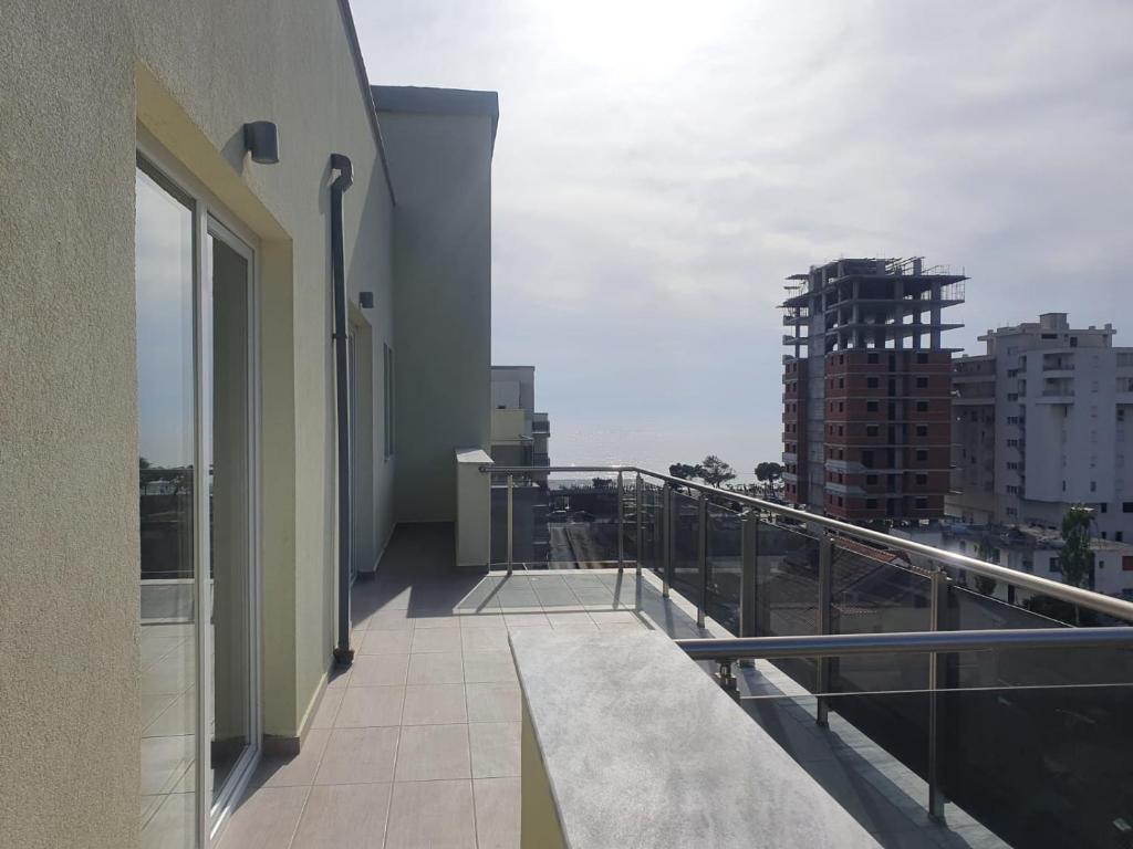 Balkón nebo terasa v ubytování Milenium Apartments