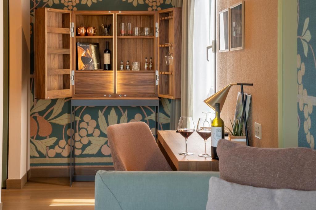 Posezení v ubytování Conca Bella Boutique Hotel & Wine Experience