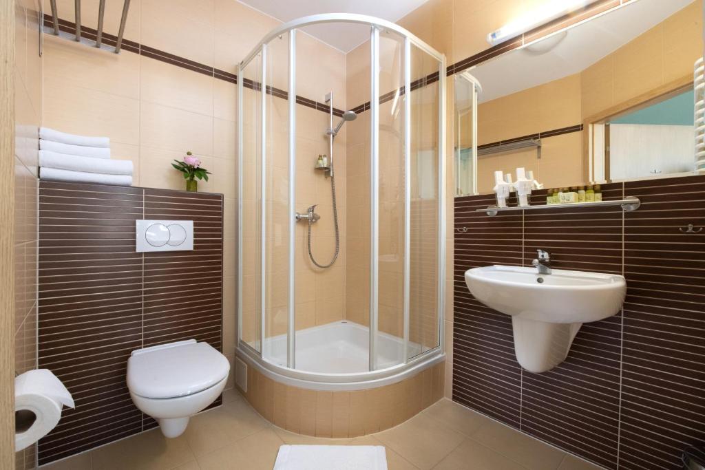 Kúpeľňa v ubytovaní Amber Boutique Hotels - Hotel Amber