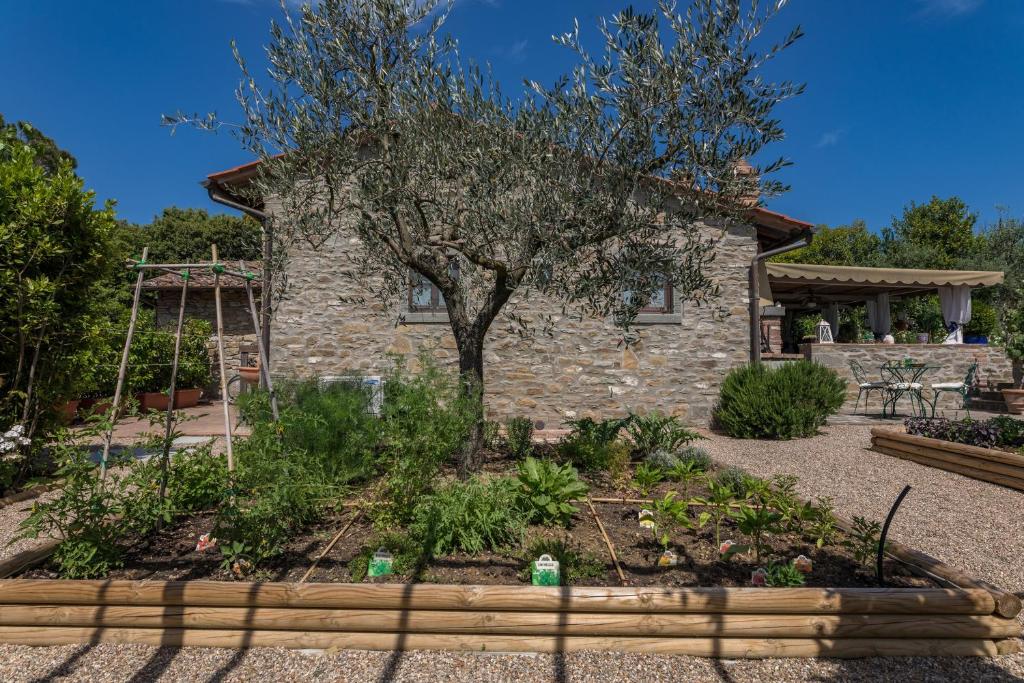 A garden outside LA CAPANNINA 2&2, Emma Villas