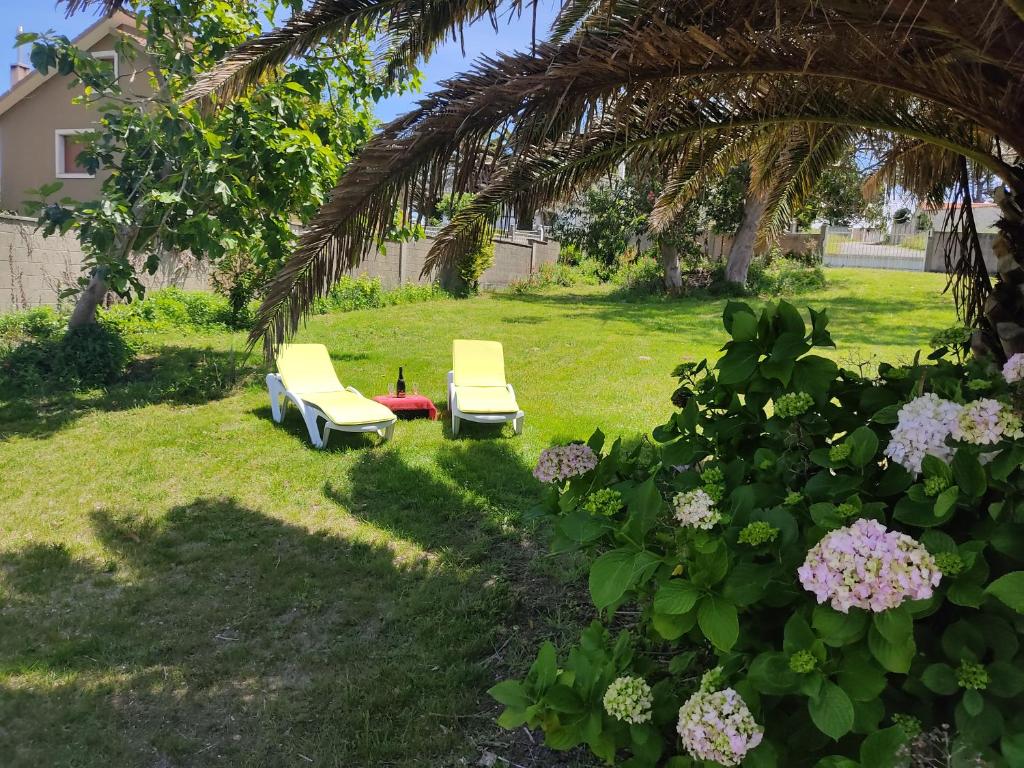 A garden outside Casa completa - Camiño dos faros - Atlantico Malpica