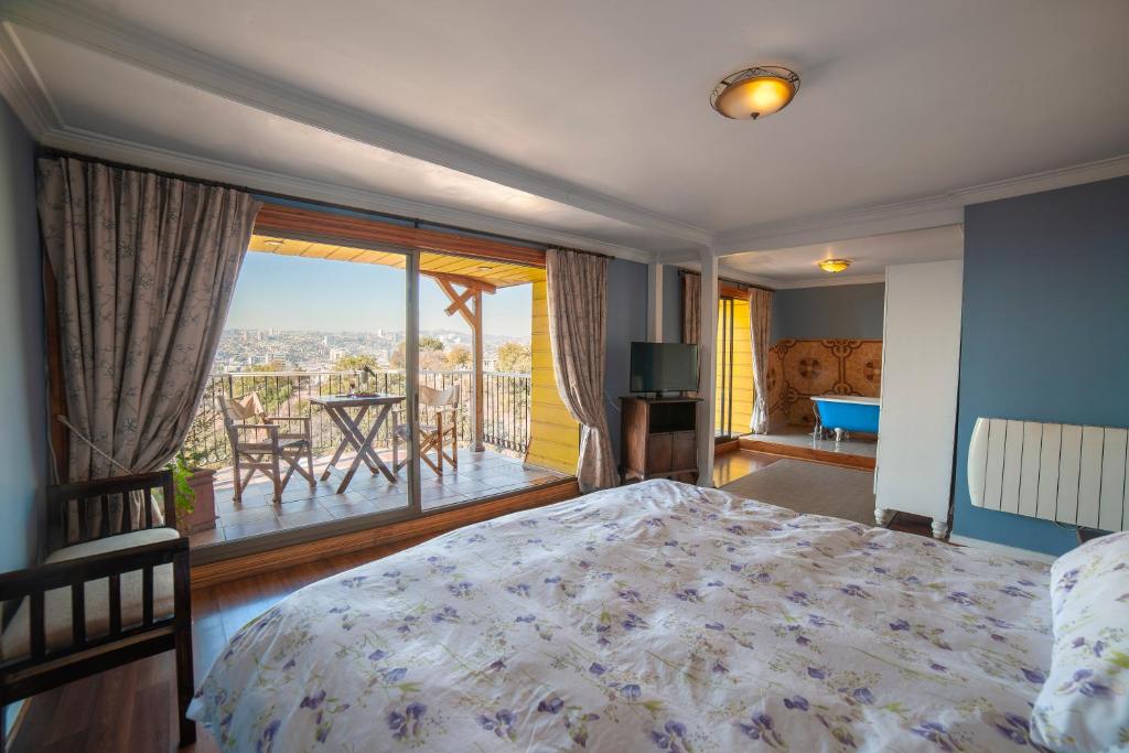 Cama ou camas em um quarto em Hotel Boutique Casa Vander