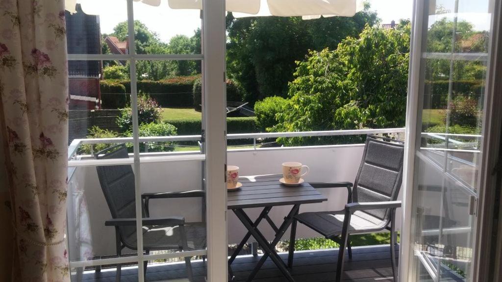 Balkón nebo terasa v ubytování Dornröschen