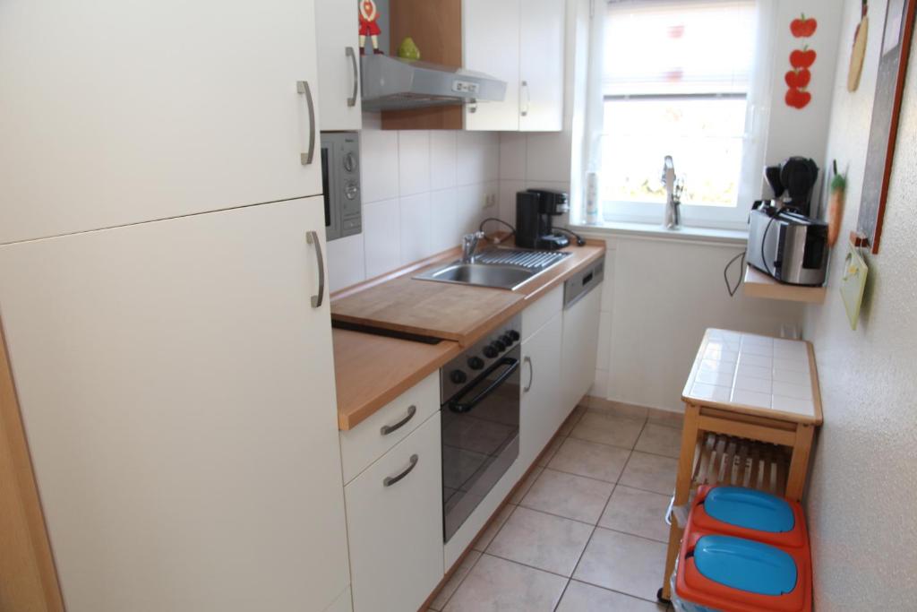 Kuchyň nebo kuchyňský kout v ubytování Villa Petra