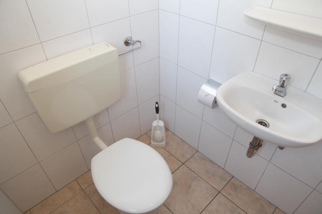 Koupelna v ubytování Villa Petra