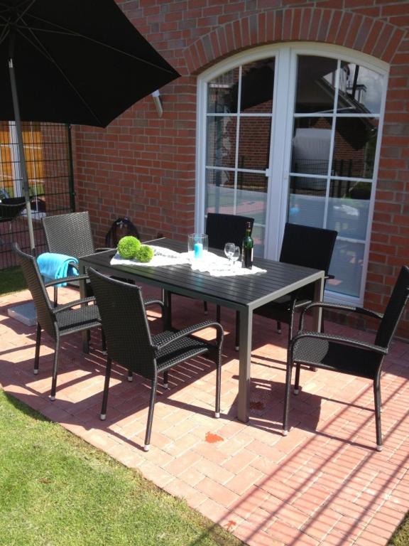 Patio nebo venkovní prostory v ubytování Grachtenperle