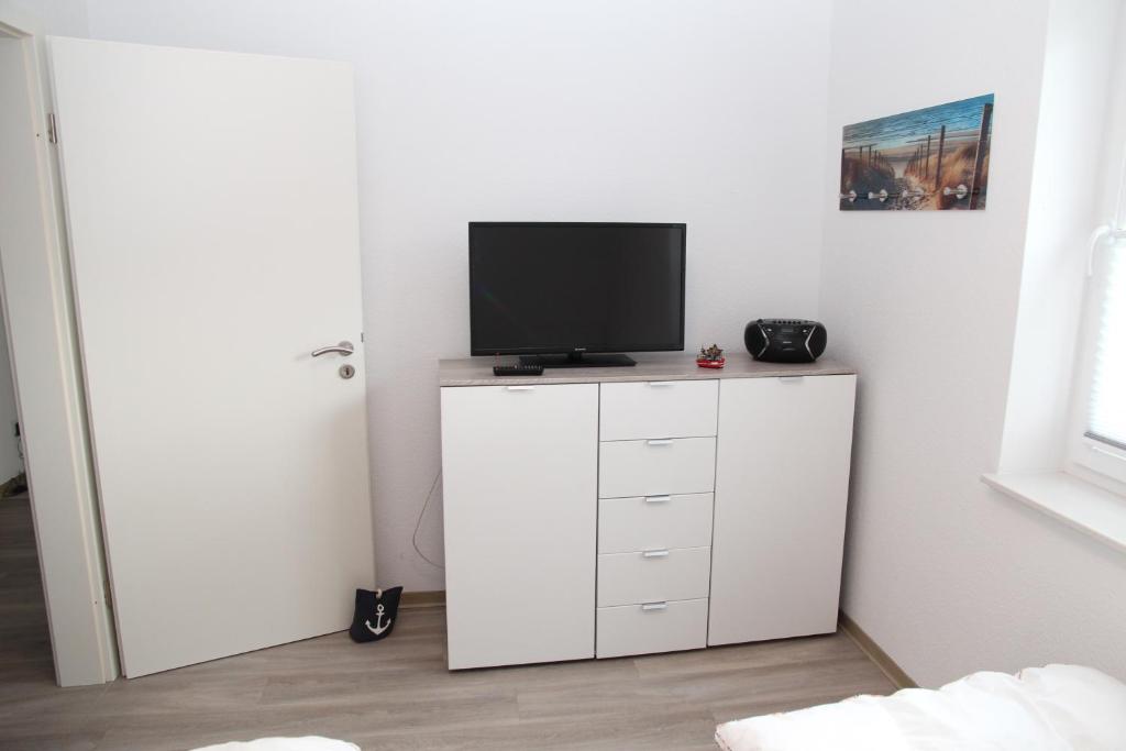 TV a/nebo společenská místnost v ubytování Sonne und Meer