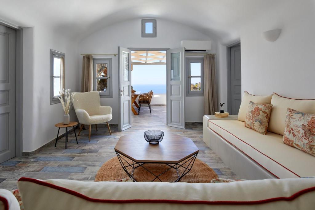 Posezení v ubytování El Verano Suites