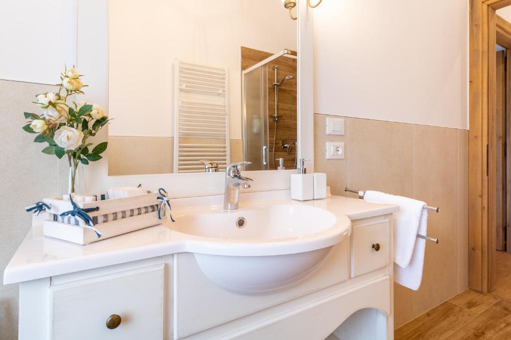 Kúpeľňa v ubytovaní Agriturismo Fondo Gioconda