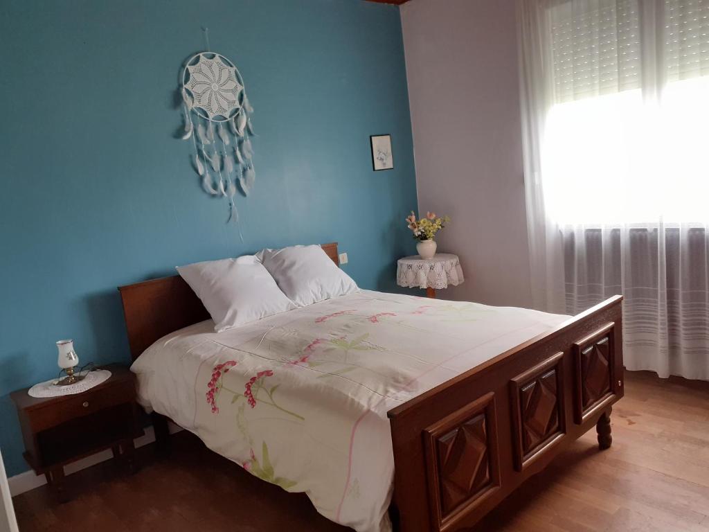 Posteľ alebo postele v izbe v ubytovaní Maison de la Devèze