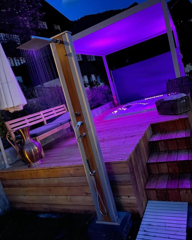 Balkón nebo terasa v ubytování DU GLACIER Boutique & Traditions Hotel
