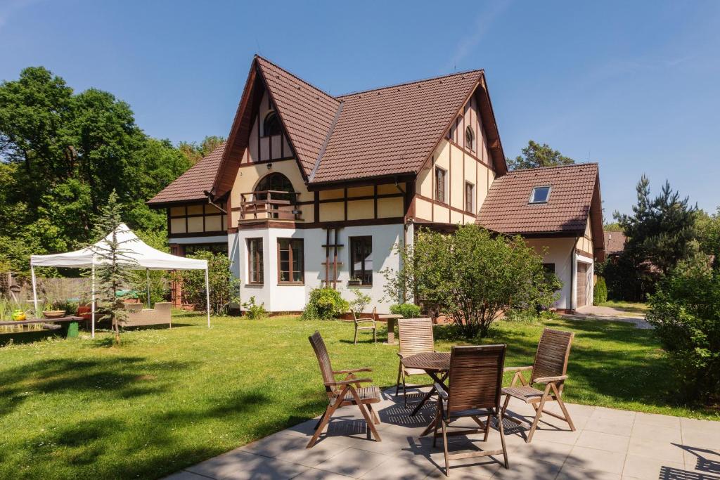 Zahrada ubytování Penzion Kersko