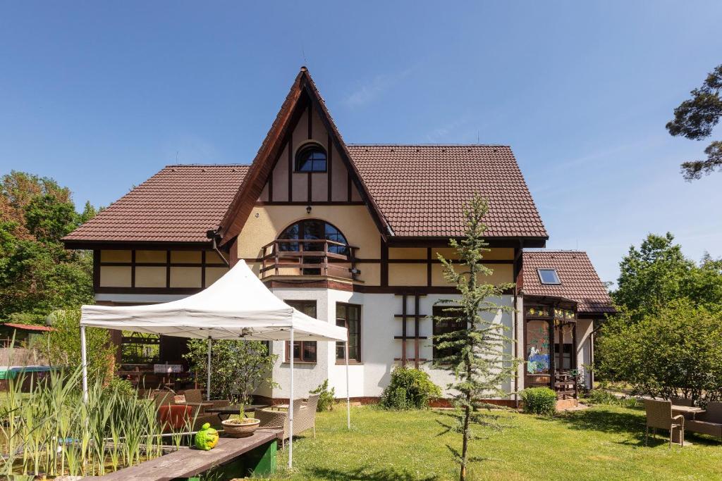 Zahrada ubytování Penzion Kersko