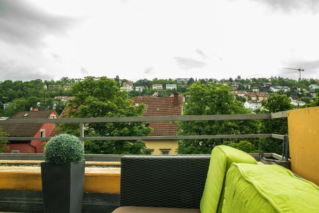 Balkón nebo terasa v ubytování Hotel Alpha