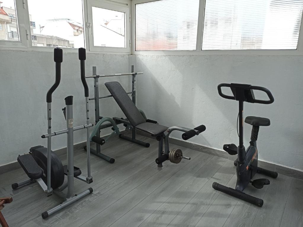 Posilňovňa alebo fitness centrum v ubytovaní CASA GONDAR