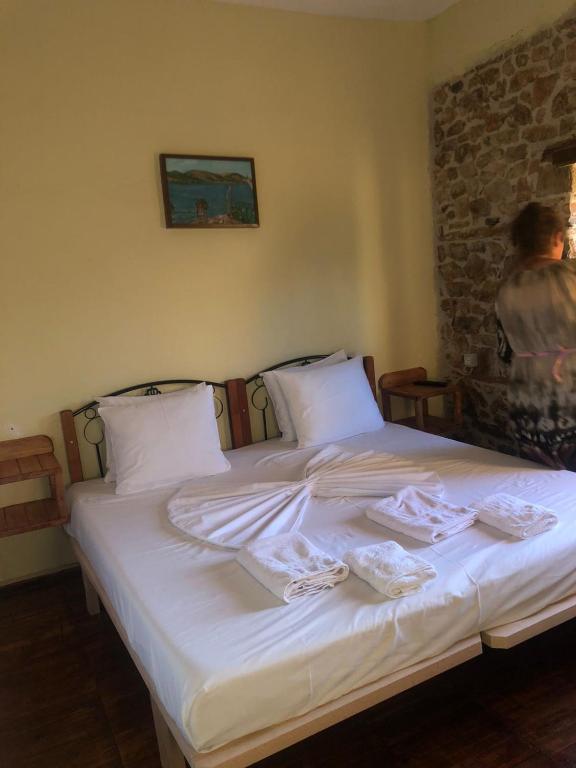 Postel nebo postele na pokoji v ubytování Rosas Home
