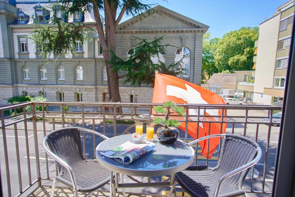 Balkón nebo terasa v ubytování Hotel La Balance self check-in