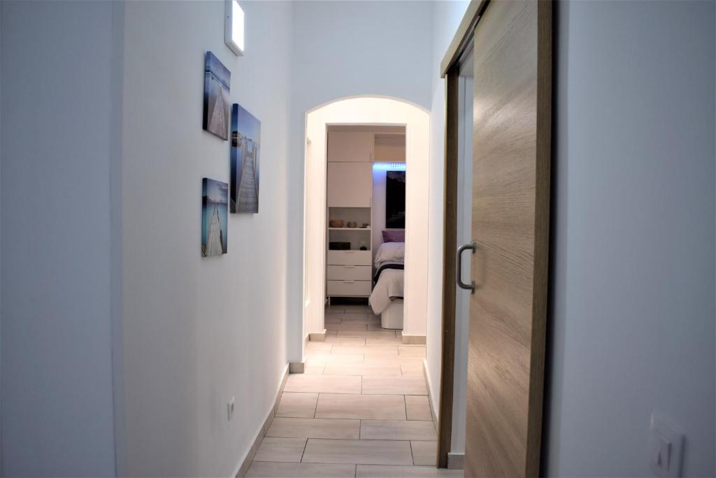 Televízia a/alebo spoločenská miestnosť v ubytovaní Vivienda Crispin