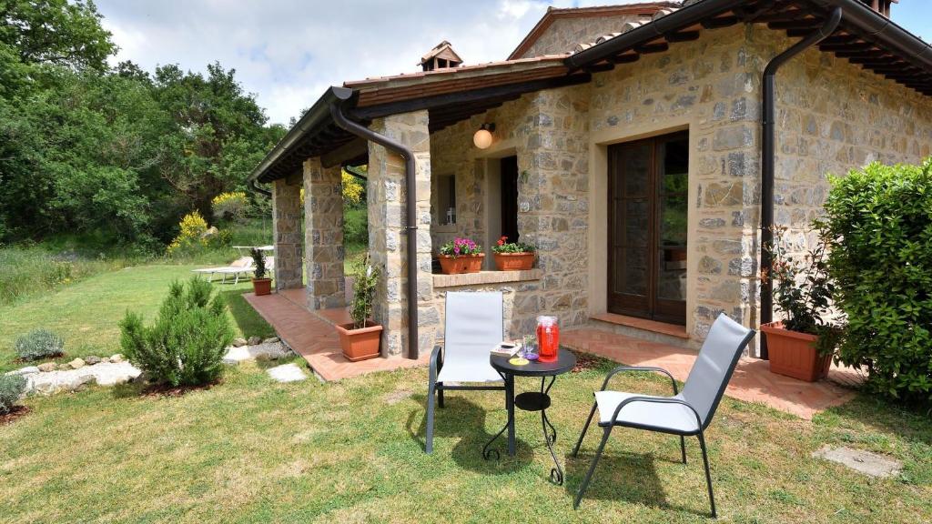 Vonkajšia záhrada v ubytovaní Villa Nocciola Il Poderone