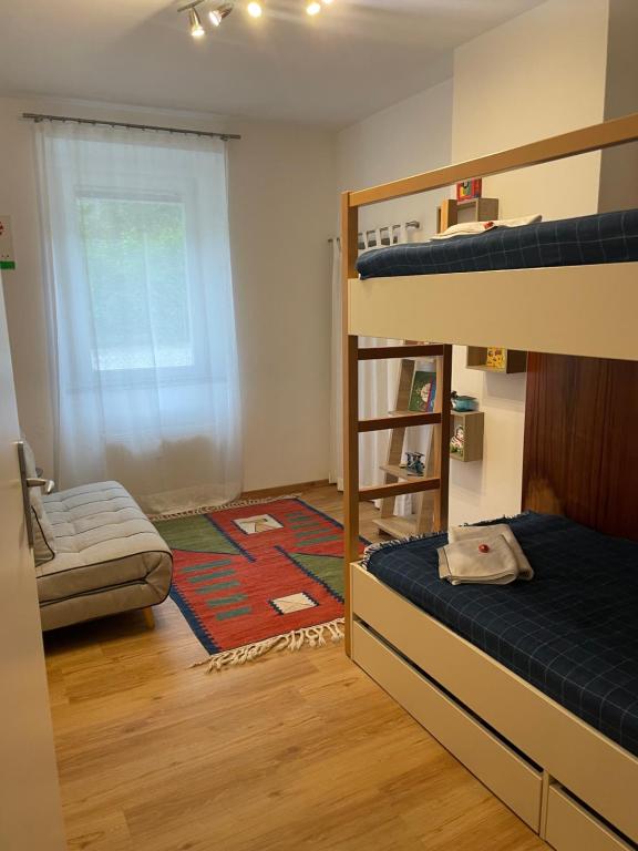 Posteľ alebo postele v izbe v ubytovaní Seewohnung Lucia - mit Seezugang