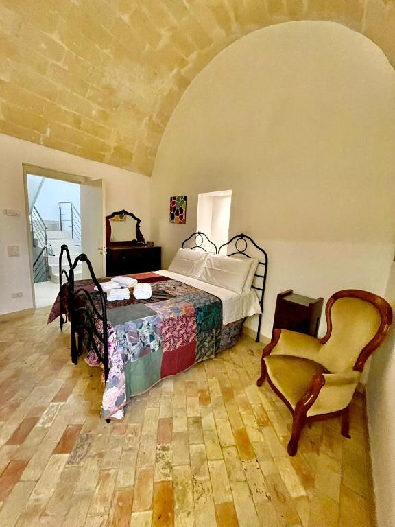 Postel nebo postele na pokoji v ubytování Dimora La Gravina