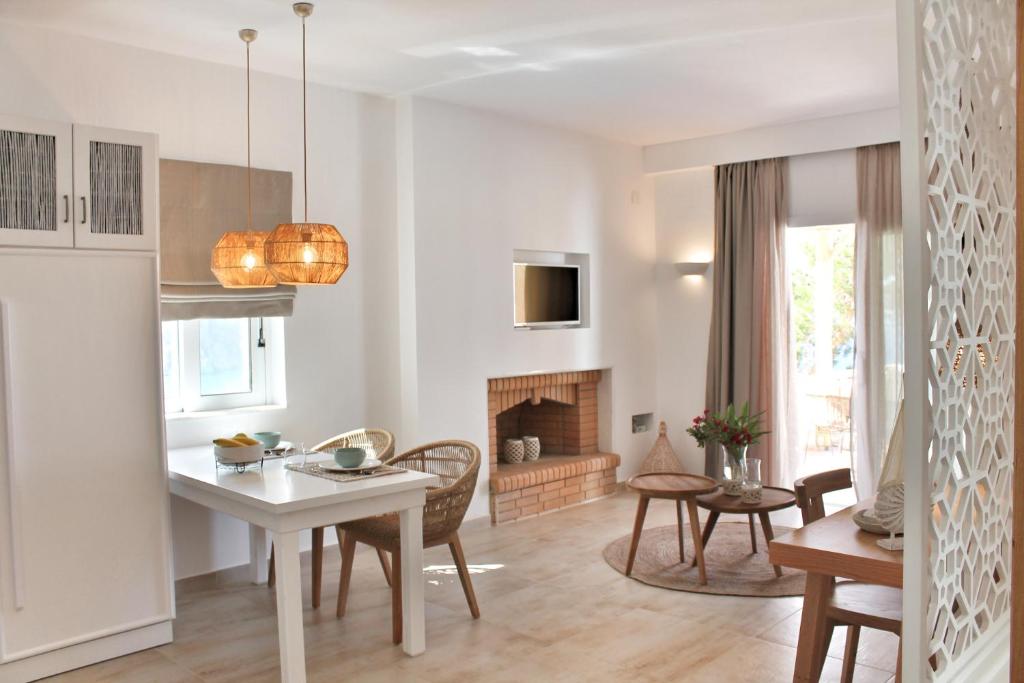 Posezení v ubytování Akropolis Village Complex of Luxury Residence
