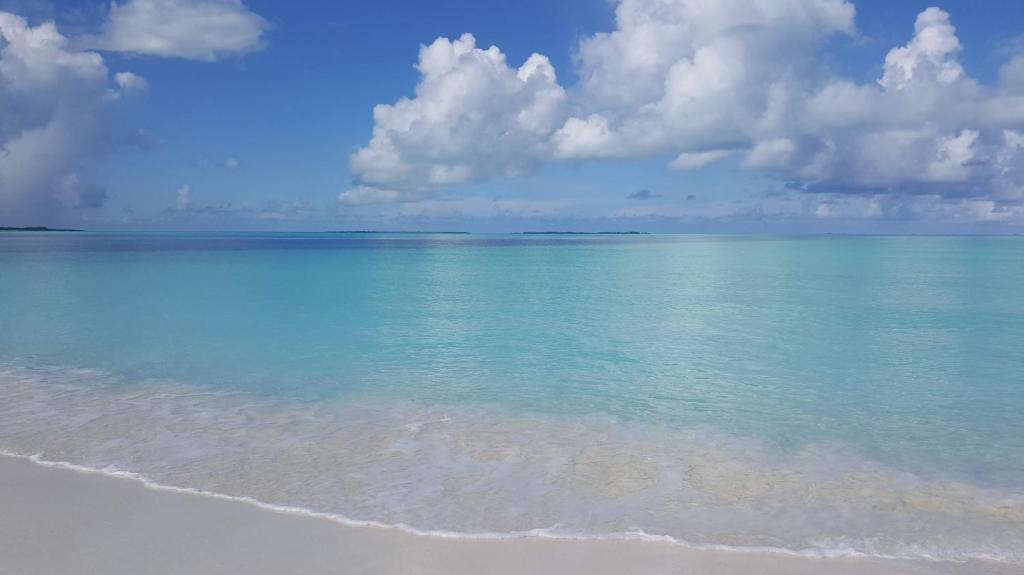 Uma praia perto da casa de temporada