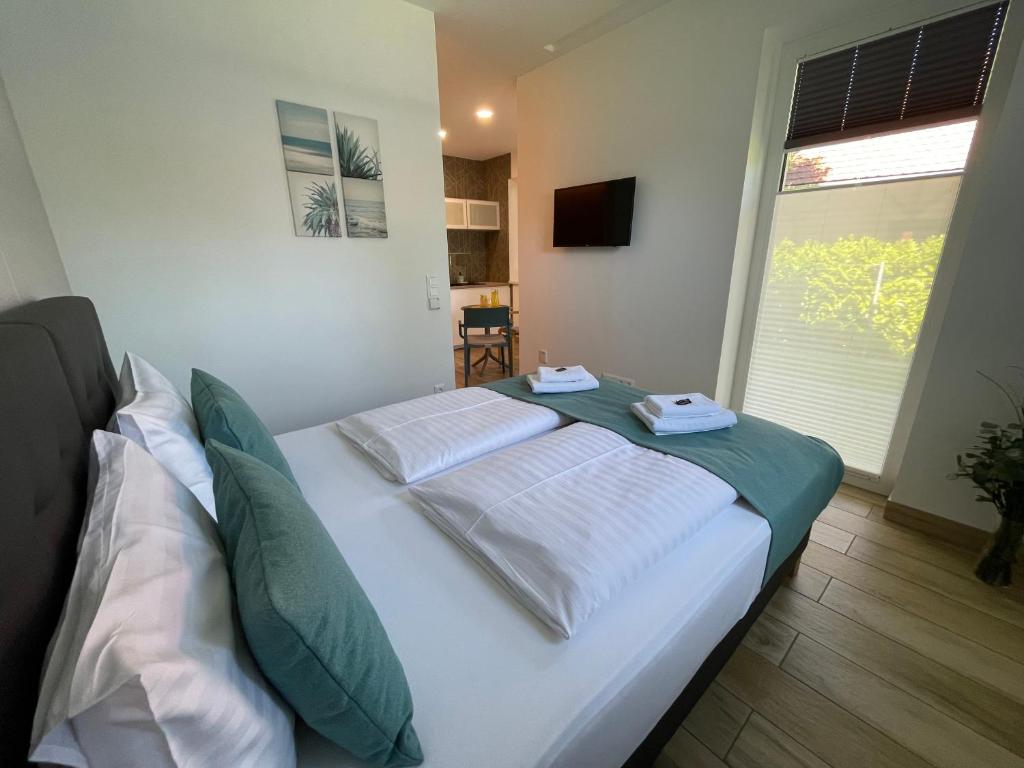 Postel nebo postele na pokoji v ubytování Villa7 Balaton