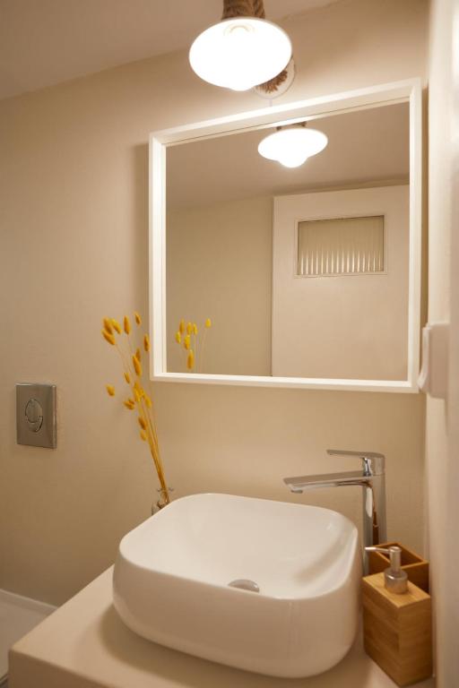 Kúpeľňa v ubytovaní Spiliada Boutique Studios