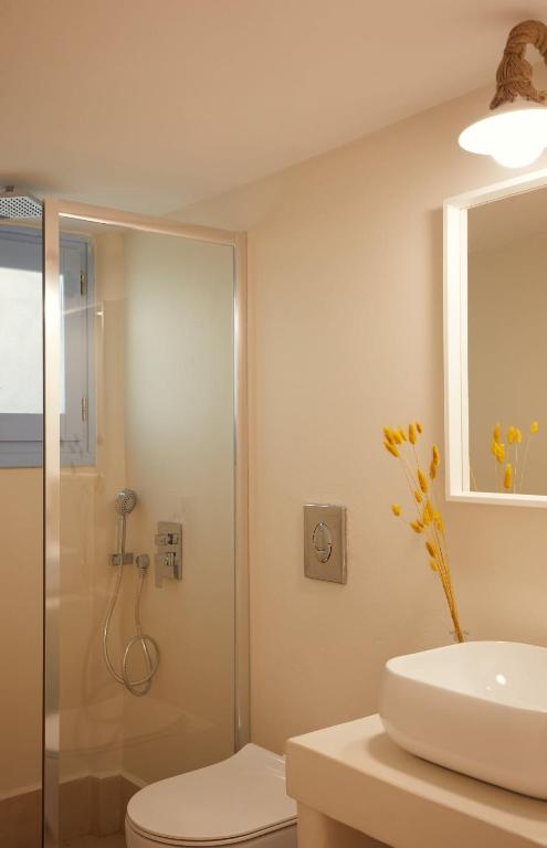 Kúpeľňa v ubytovaní Spiliada Boutique Studios