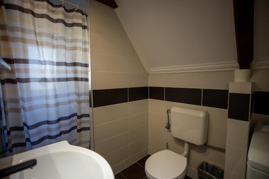 Kúpeľňa v ubytovaní Vadgalamb Apartman & Jacuzzi