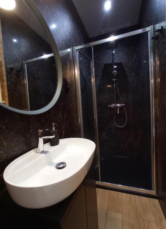 Kúpeľňa v ubytovaní Apartament Agat - AZW Gdańsk